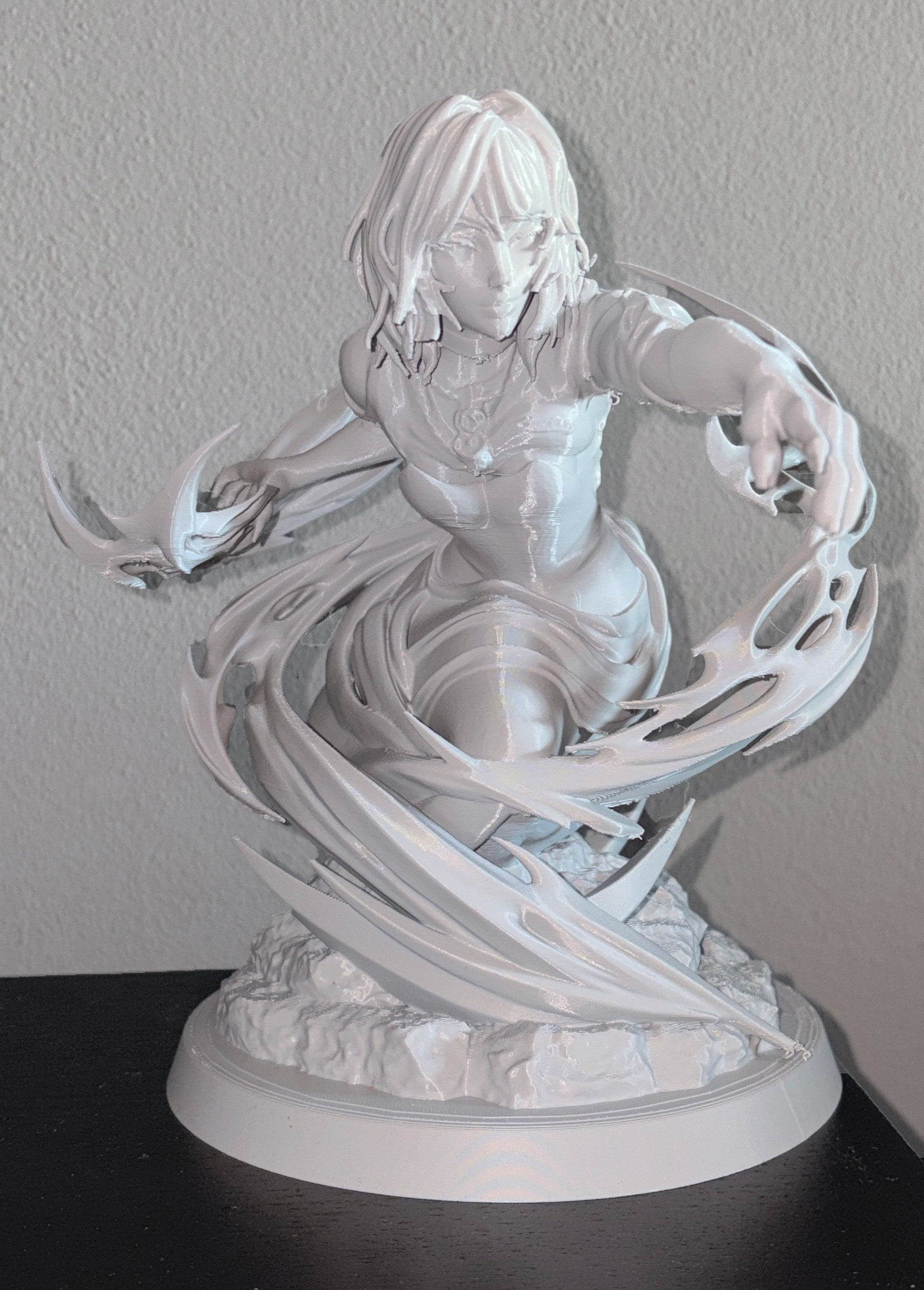 Beispiel fuer den realen 3D-Druck eines Charaktermotivs